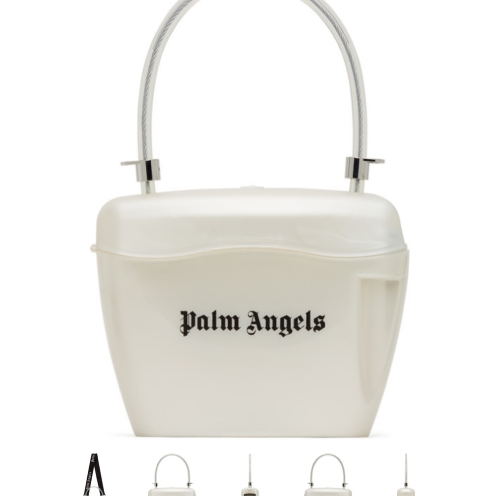 Palm Angels Padlock Clear Bag
